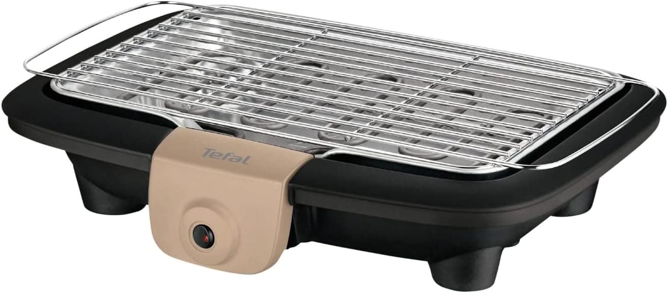 Tefal BG90C814 Churrasco elétrico de mesa, liga de aço, preto