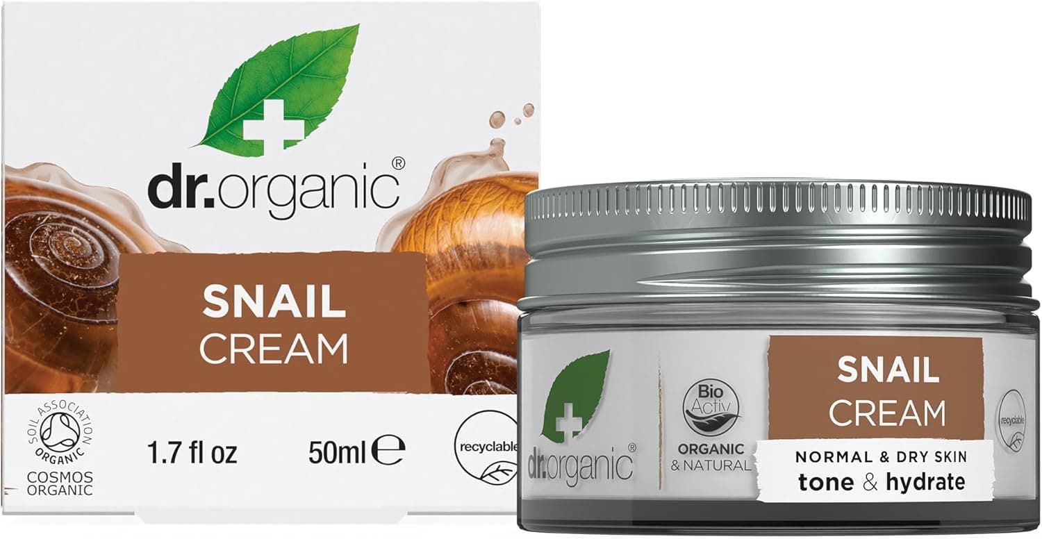 Dr Organic Creme-gel baba de caracol 50 ml
