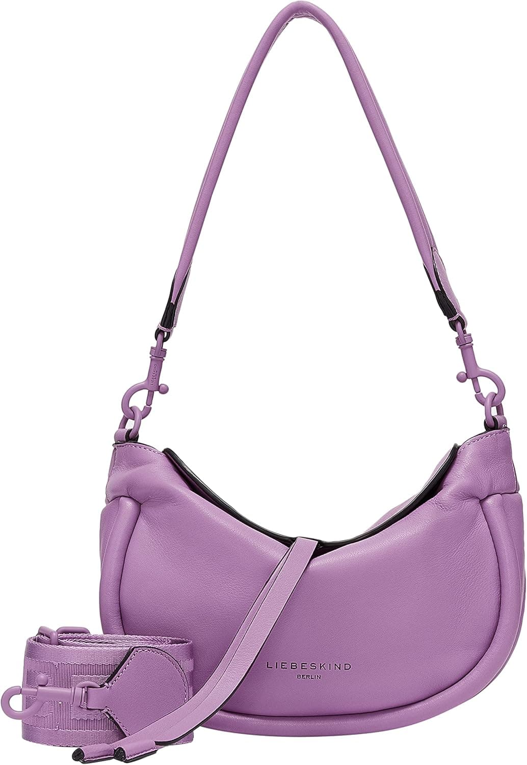 Liebeskind Fab 3 Hobo S | Mala tiracolo em lavanda digital para mulher 24 x 15 x 6 cm