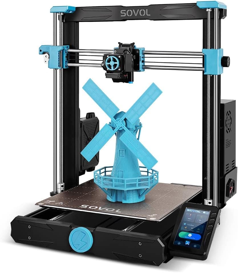 Sovol SV06 Plus Impressoras 3D extrusora de acionamento direto Hotend de metal de alta velocidade e alta temperatura placa magnética Pei tamanho de impressão 300 x 300 x 340 mm