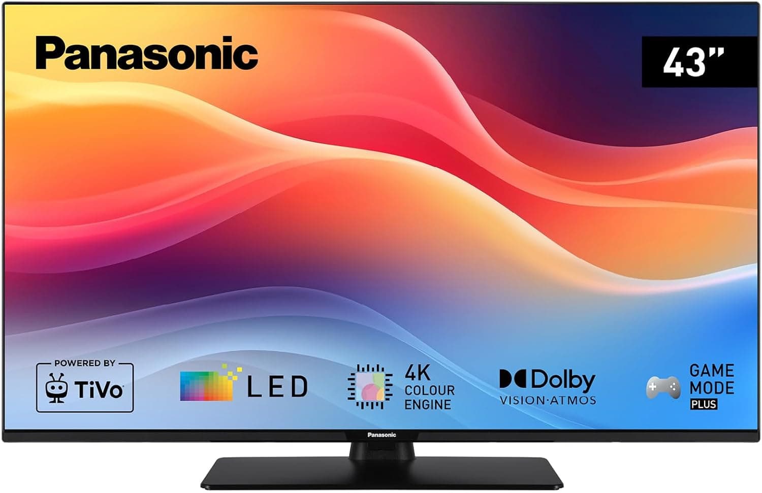 Panasonic TB-43W61AEZ | Smart TV LED 43 polegadas 4K Ultra HD com Dolby Vision Atmos TiVo e controlo por voz Alexa Google