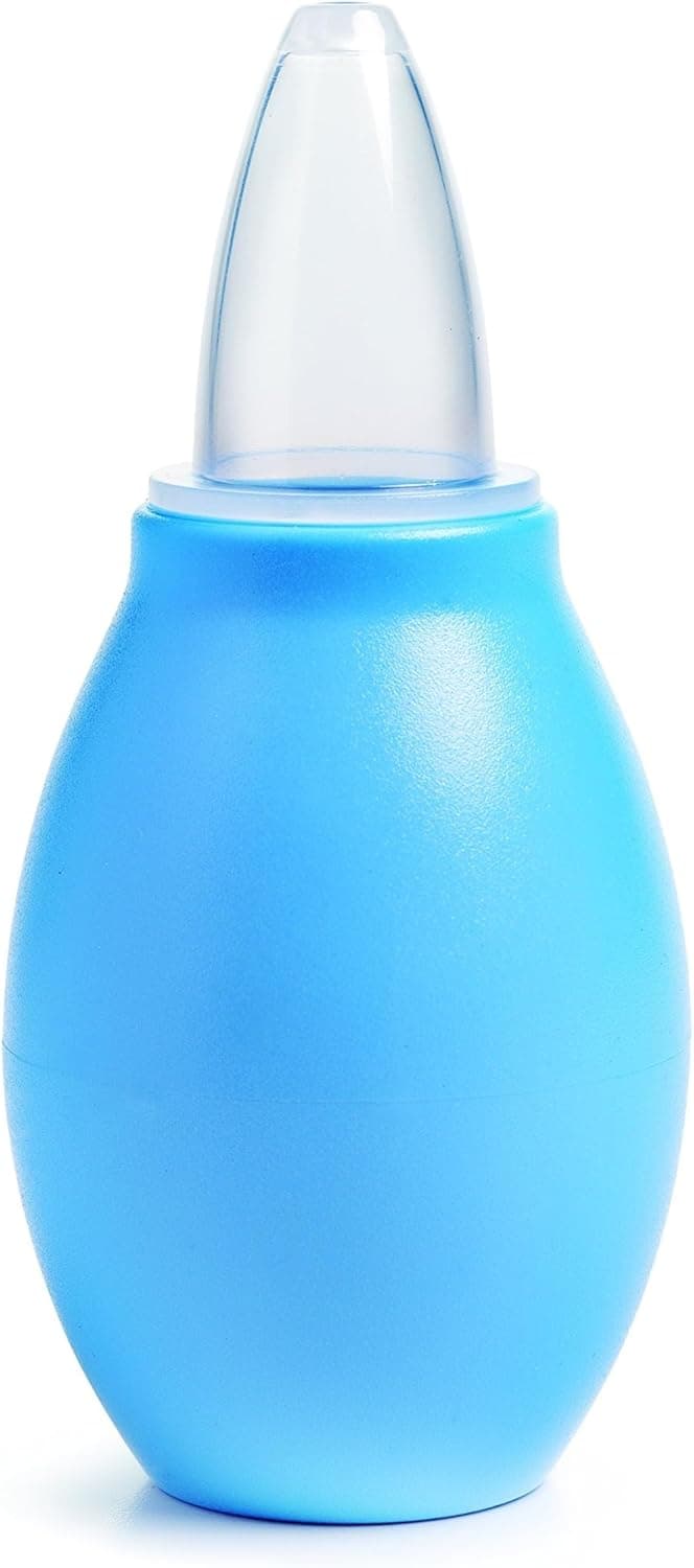 Suavinex Aspirador nasal para bebé, tira-mucos, 0 meses, em forma de pera, alivia o muco, facilita o sono e a tomada, lavagem nasal segura e confortável