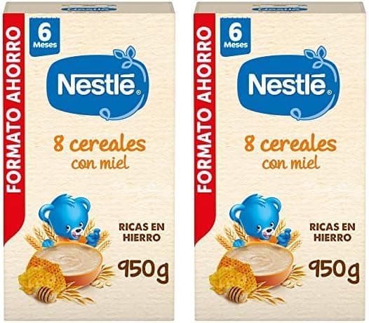 Nestlé Palmilha 8 cereais com mel, 950 g (embalagem de 2)