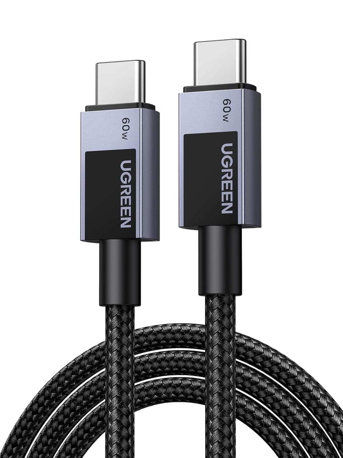 UGREEN USB C 60W | Cabo USB-C 3 metros para carregamento rápido e transferência de dados compatível com MacBook iPhone Galaxy Pixel