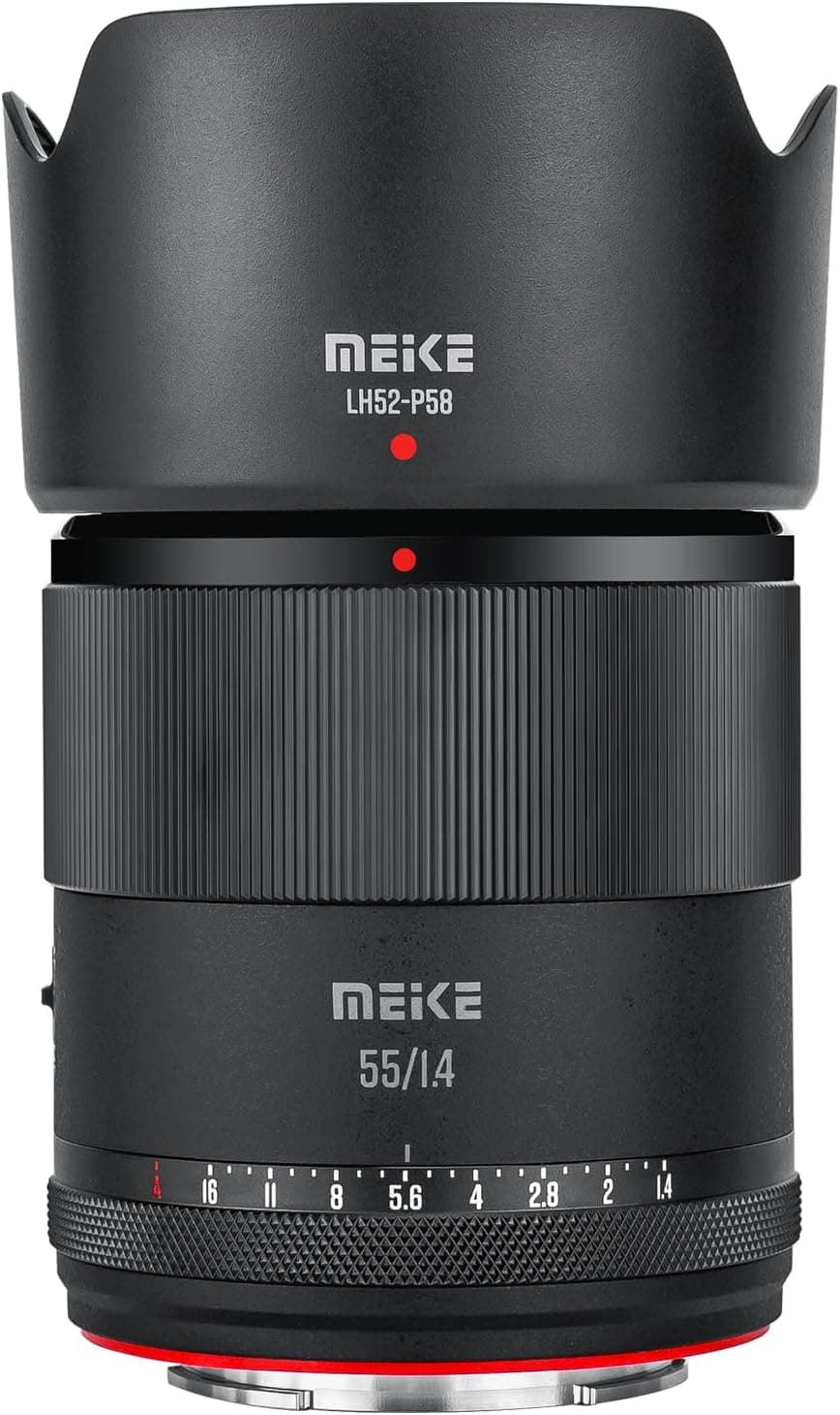 Meike 55 mm F1,4 Foco automático grande abertura STM motor passo a passo APS-C lente retrato compatível com câmaras Sony E Mount A6400 A5000 A5100 A6000 A6100 A6100 A6300 A6500 A6500
