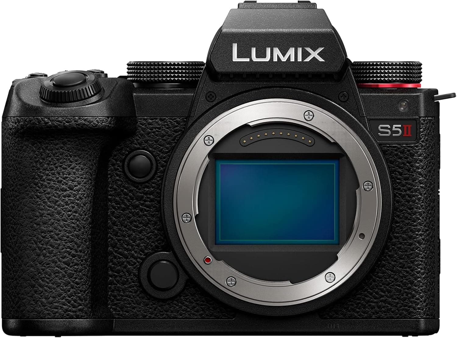 Panasonic LUMIX DC-S5 II, câmara sem lente de moldura completa, sem espelho, 4K 60P e 6k 30P gravação, ecrã móvel, Wi-Fi, Phase Hybrid AF 779 pontos, IS ativo, preto