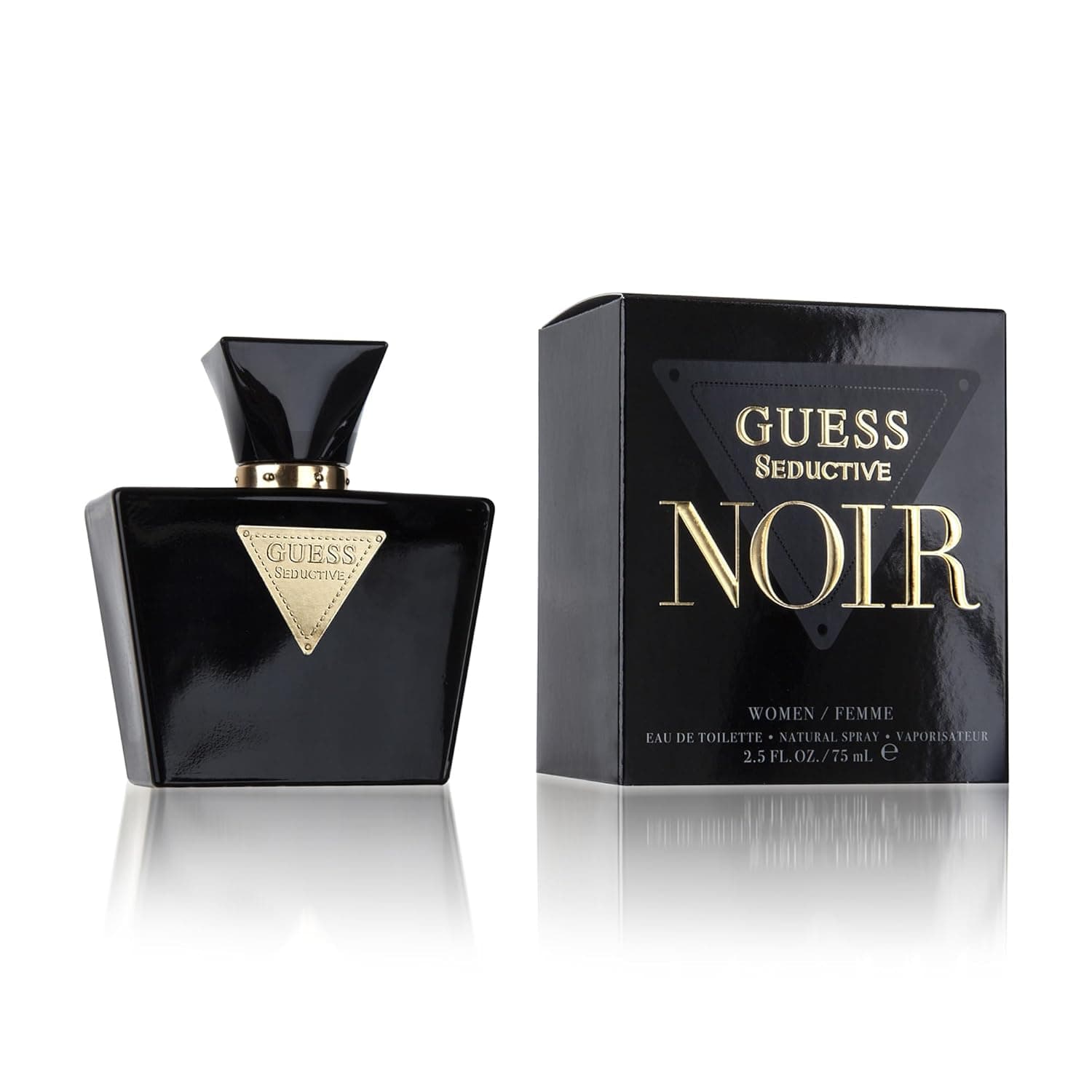 GUESS Seductive Noir | Eau de Toilette floral sensual de longa duração para mulher, 75 ml