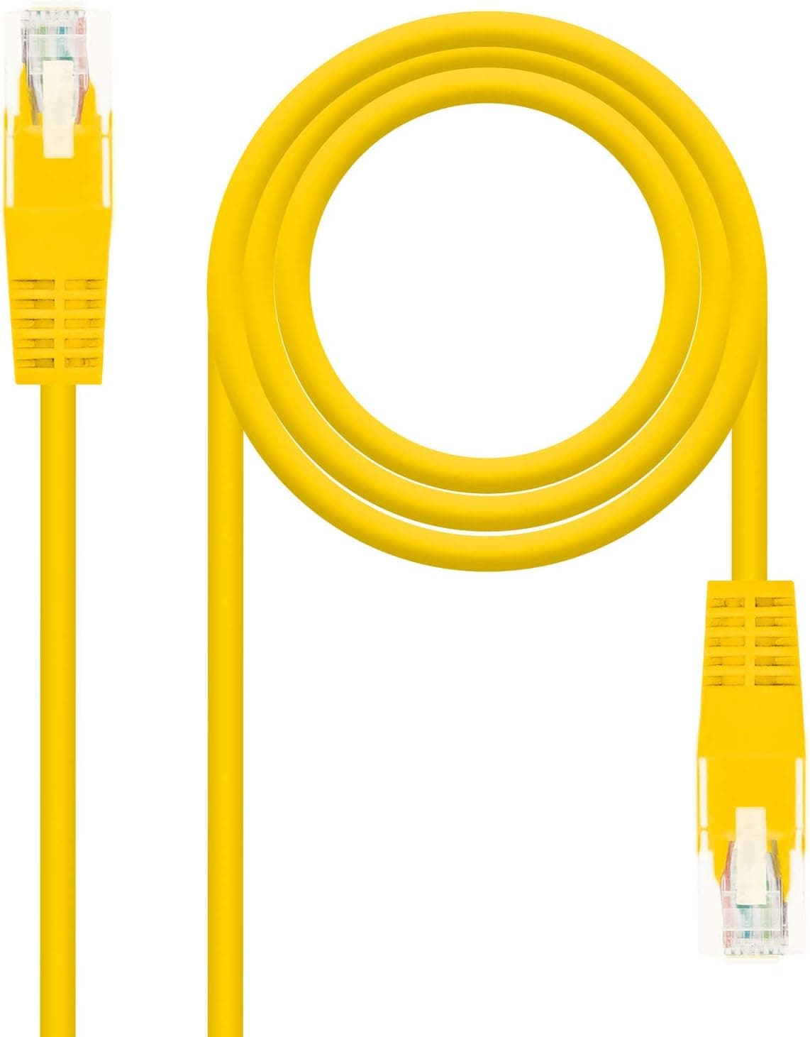 Nanocable 10.20.0403 | Cabo de rede Ethernet RJ45 Cat.6 UTP amarelo de 3 metros