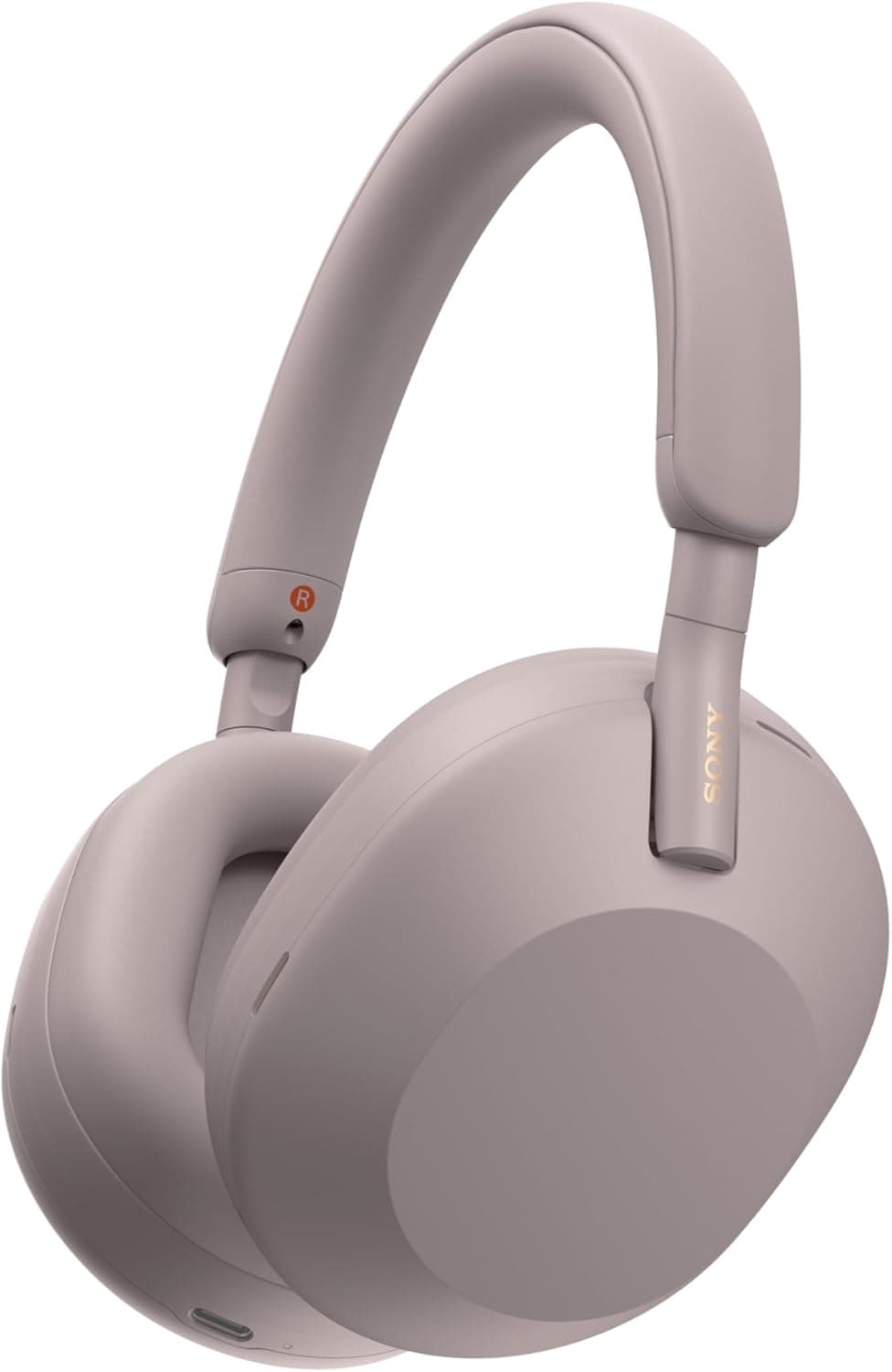Sony WH-1000 XM5 Auriculares de cabeça Bluetooth, Noise Cancelling, Hi-Res, áudio 360 Reality 30 h de bateria, carregamento rápido, funciona com Alexa e Google Assistant, iOS, Android, rosa vara