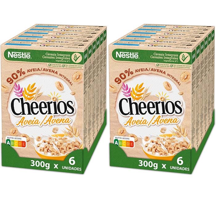 Cereales Nestlé Cheerios Aveia 300g - Pack de 12