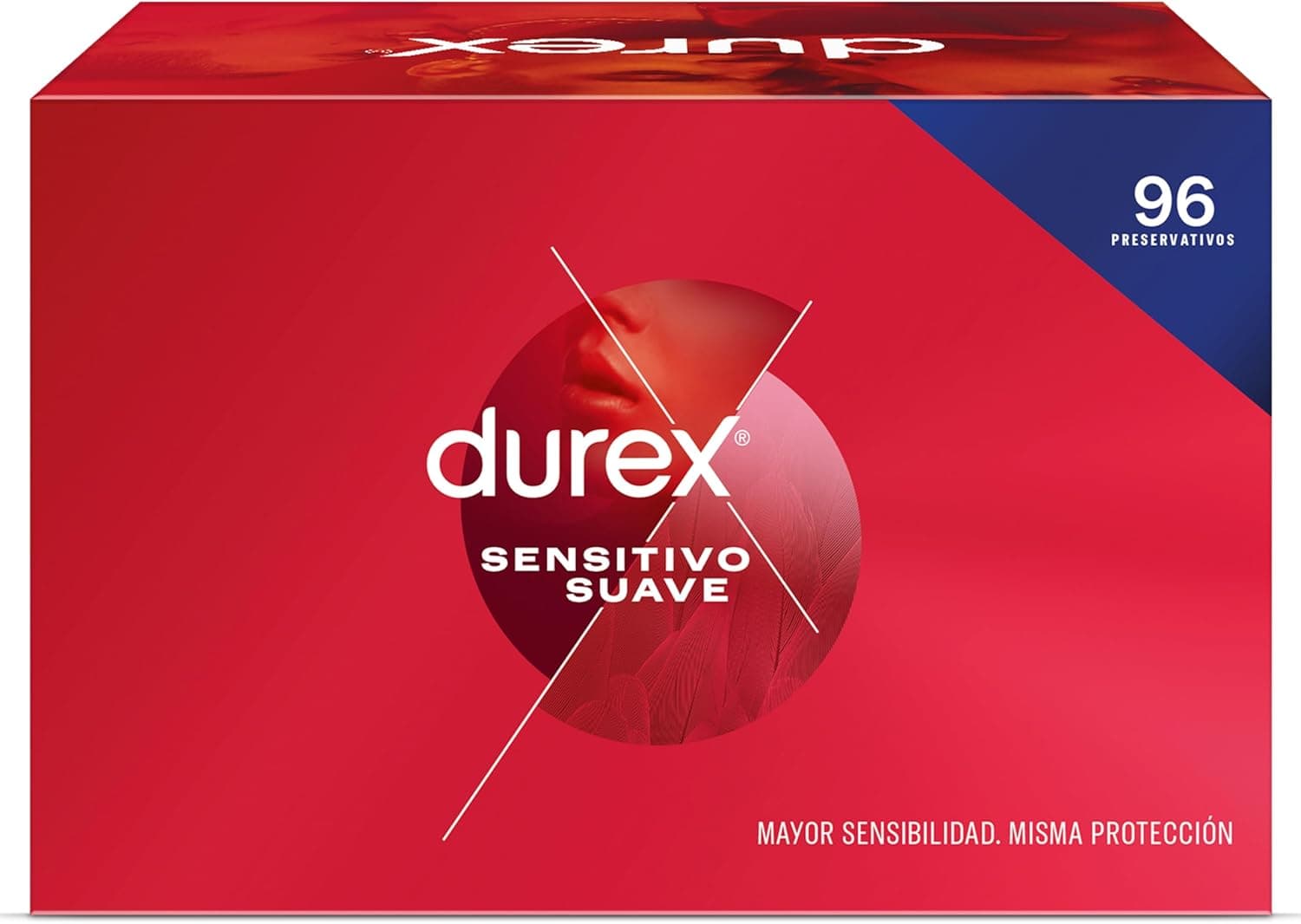 Durex Pack preservativos sensitivo suave, 96 preservativos