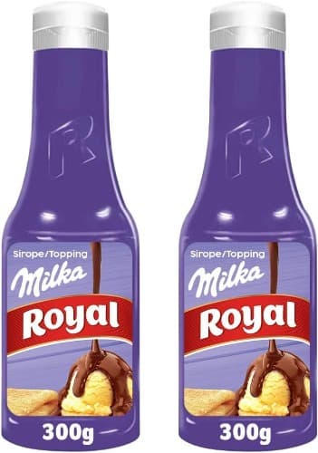 Royal Xarope milka de chocolate com leite, 300 g x 2