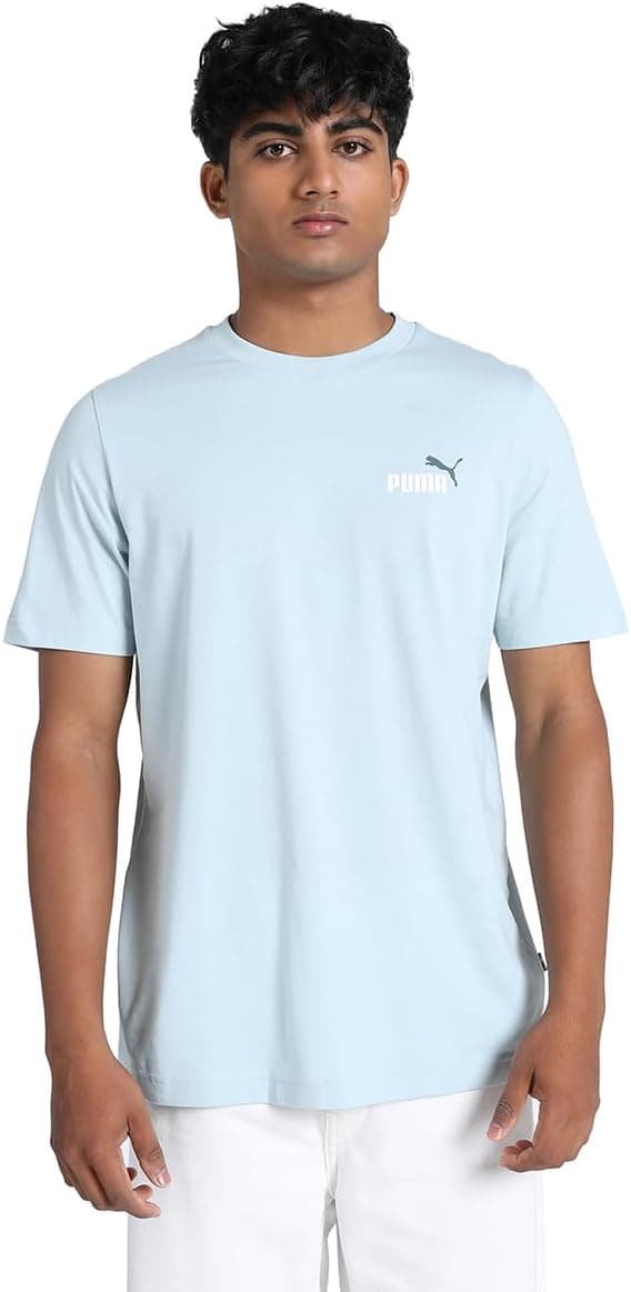 PUMA ESS+ 2 Col Small Logo T-shirt unissexo para adulto