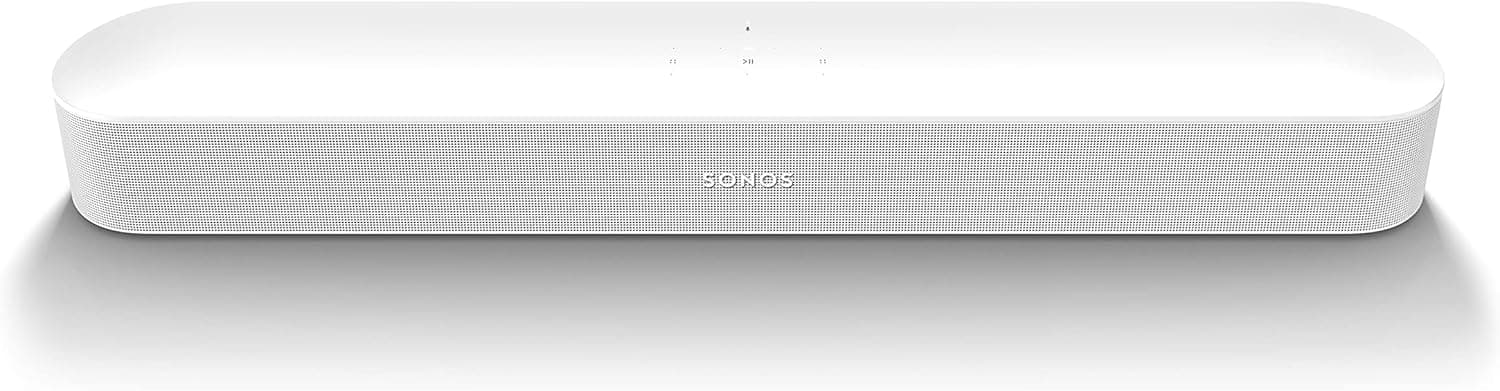 Sonos Barra de som Beam (2.ª geração). Compacto com Dolby Atmos e controlo por voz - branco