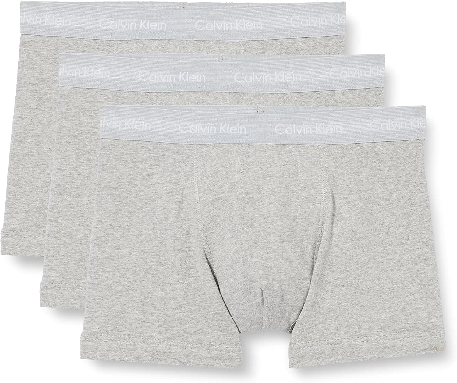 Calvin Klein Cotton Stretch, 3p Trunk, Boxer para homem