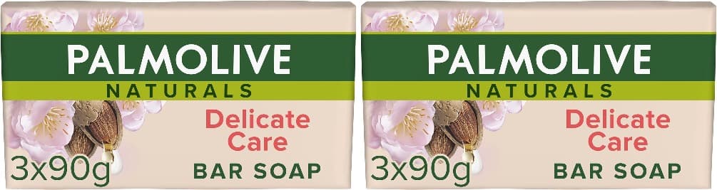 Palmolive Naturals Soap, Almond Milk, 3 CountPalmolive Naturals Sabão, leite de amêndoas, 6 unidades