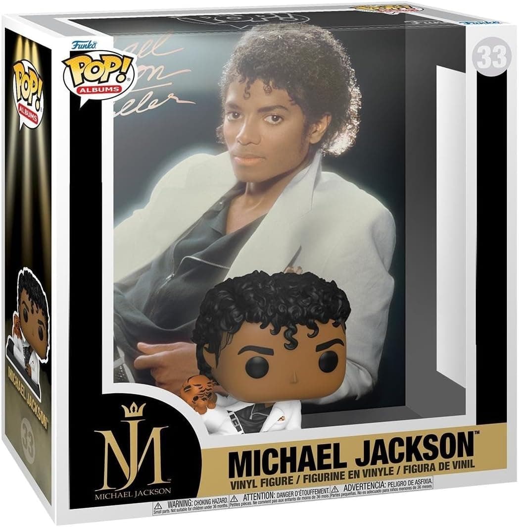 Funko POP! Albums Michael Jackson Thriller | Figura de coleção em miniatura para exposição
