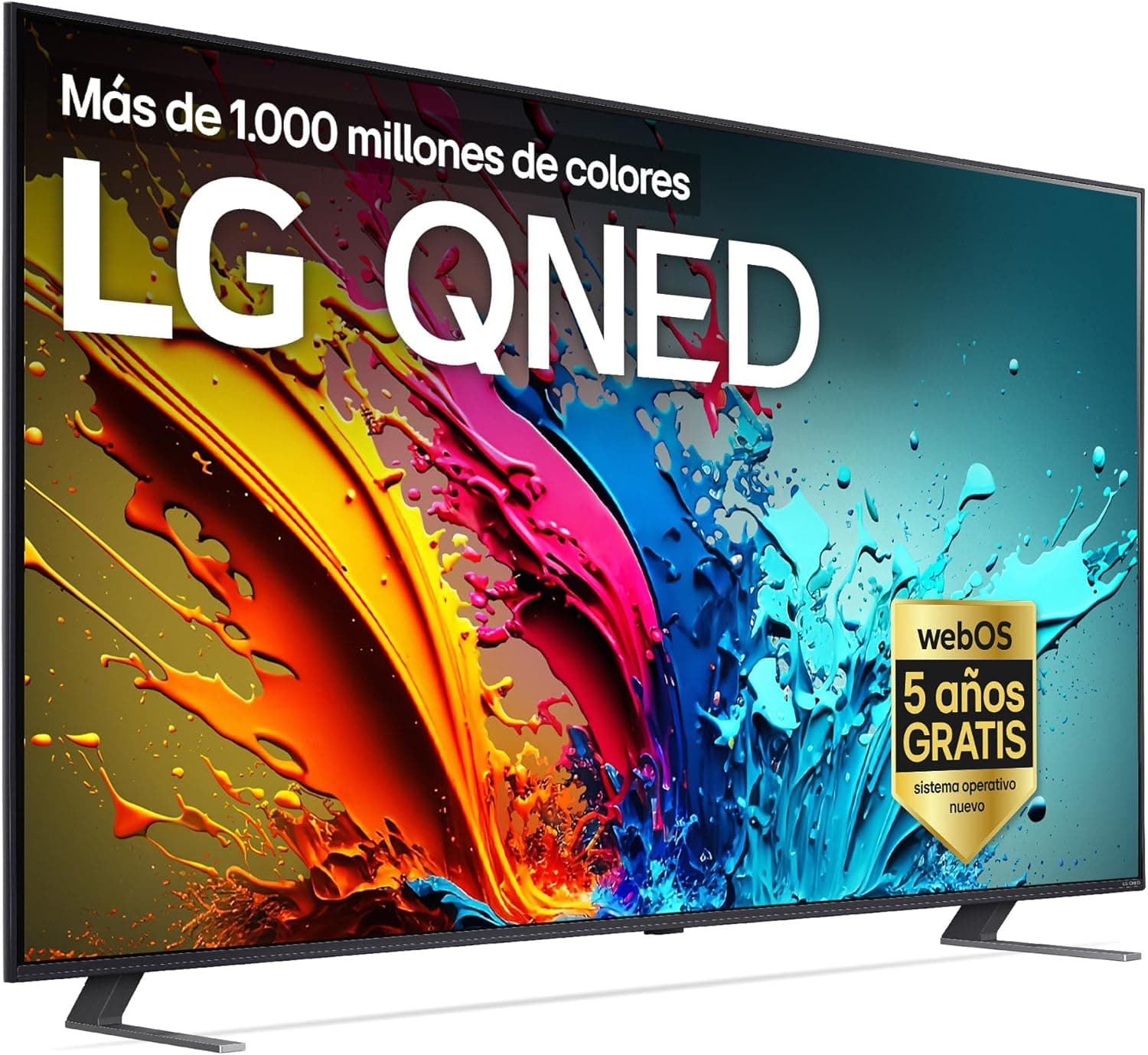 LG 65QNED85T6C 65", 4K QNED, Smart TV, HDR10, WebOS24, série 85, processador de alta potência, Dolby Digital Plus, jogo, Alexa/Google Assistant, preto