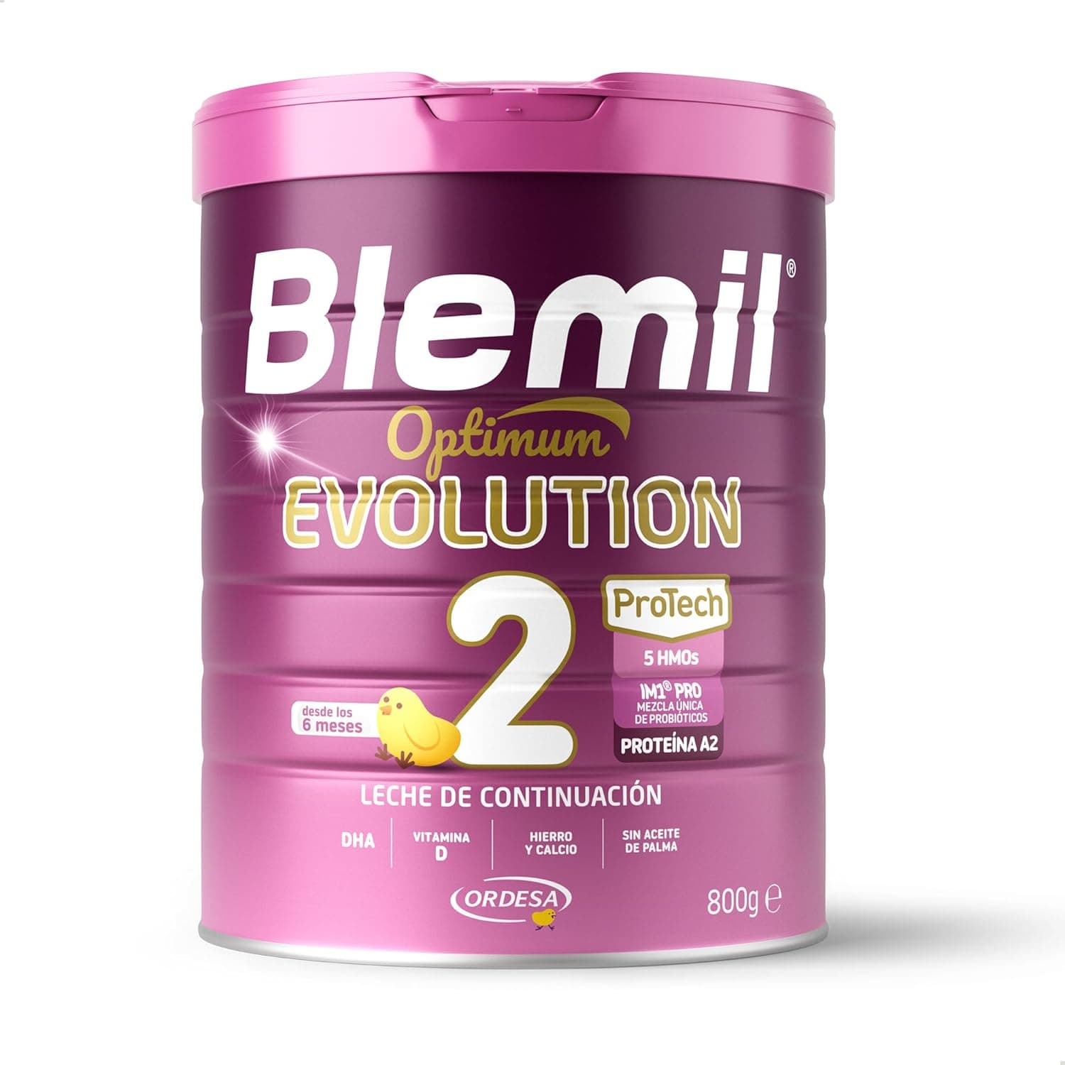 Blemil 2 Optimum Evolution - leite para lactentes misto e transição para o bebé em pó, 800 g