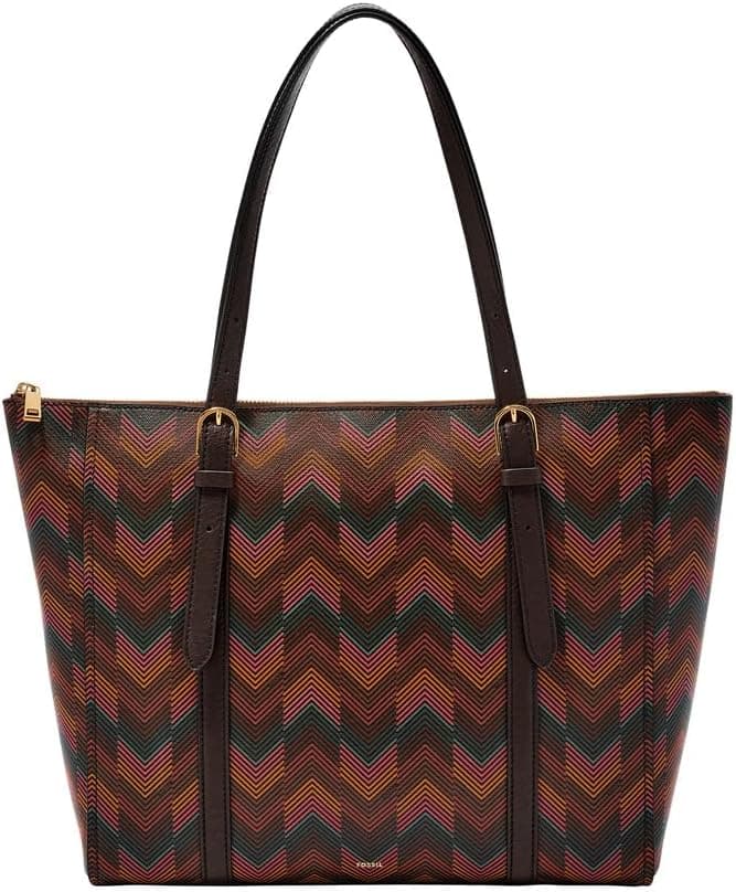 Fossil Carlie | Mala de ombro castanha para mulher