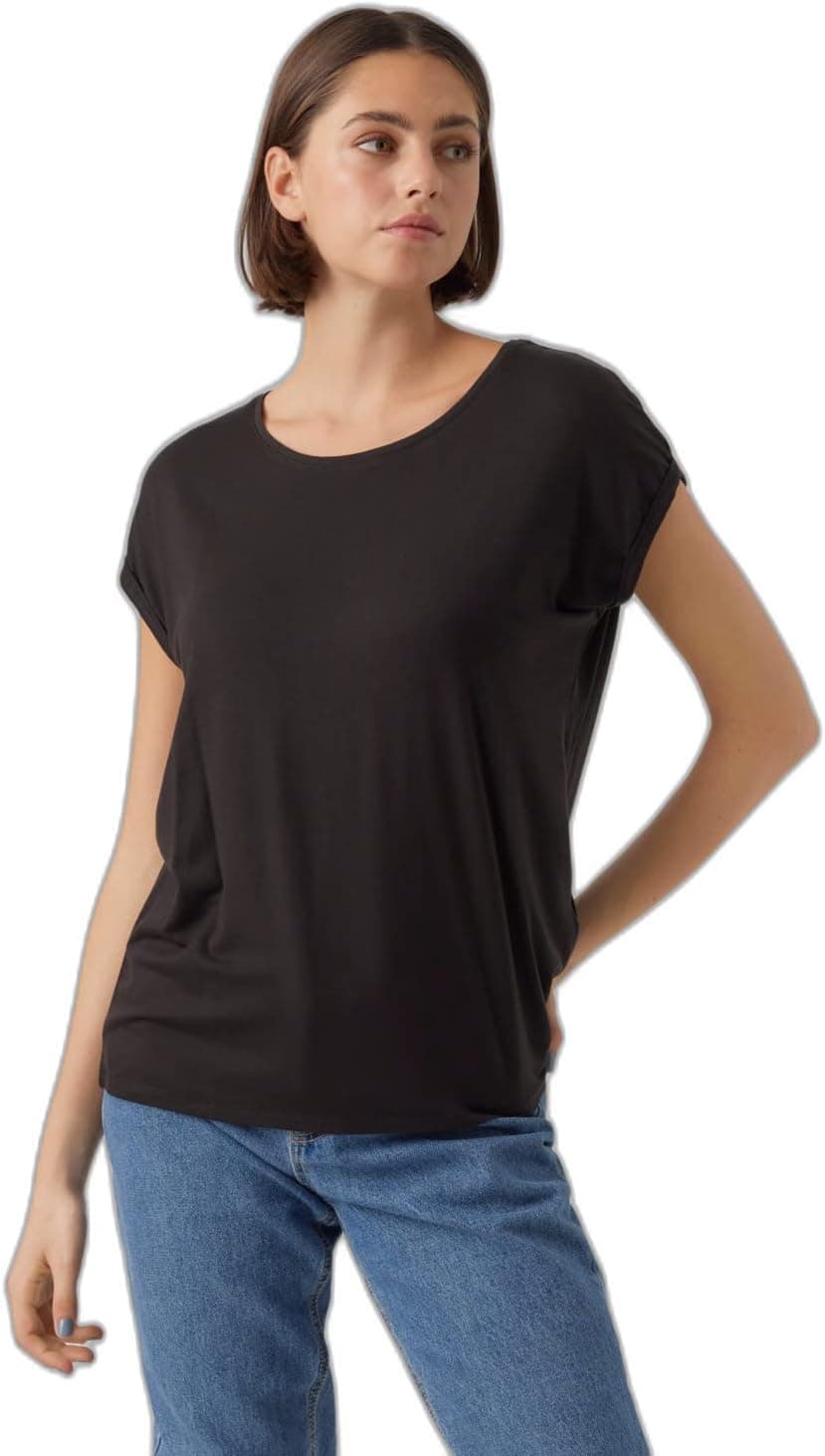VERO MODA Vmava Plain SS Top para mulher