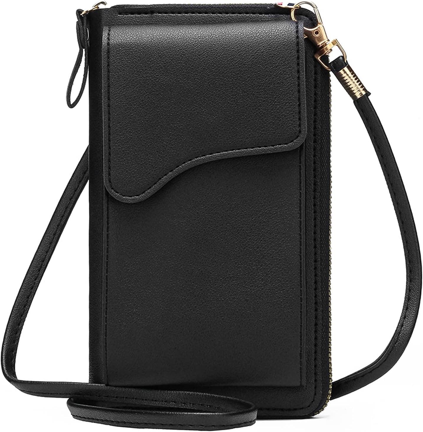wangjiangda Bolsa de telemóvel de couro PU para mulher