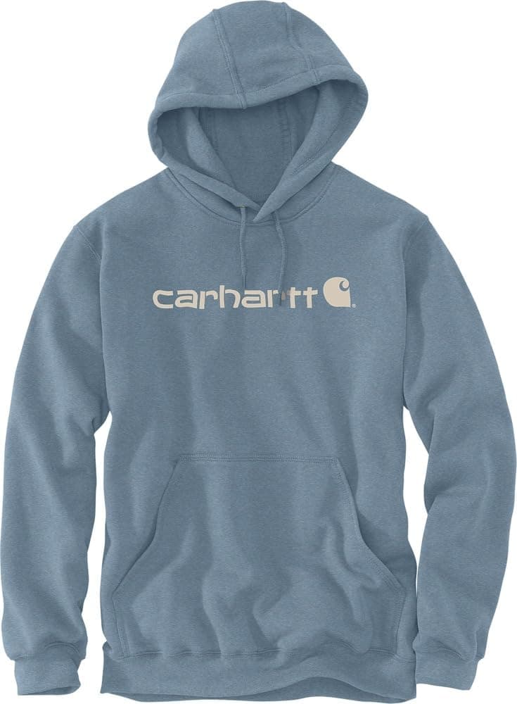 Carhartt Loose Fit Midweight Logo Graphic Sweatshirt camisola com capuz para homem
