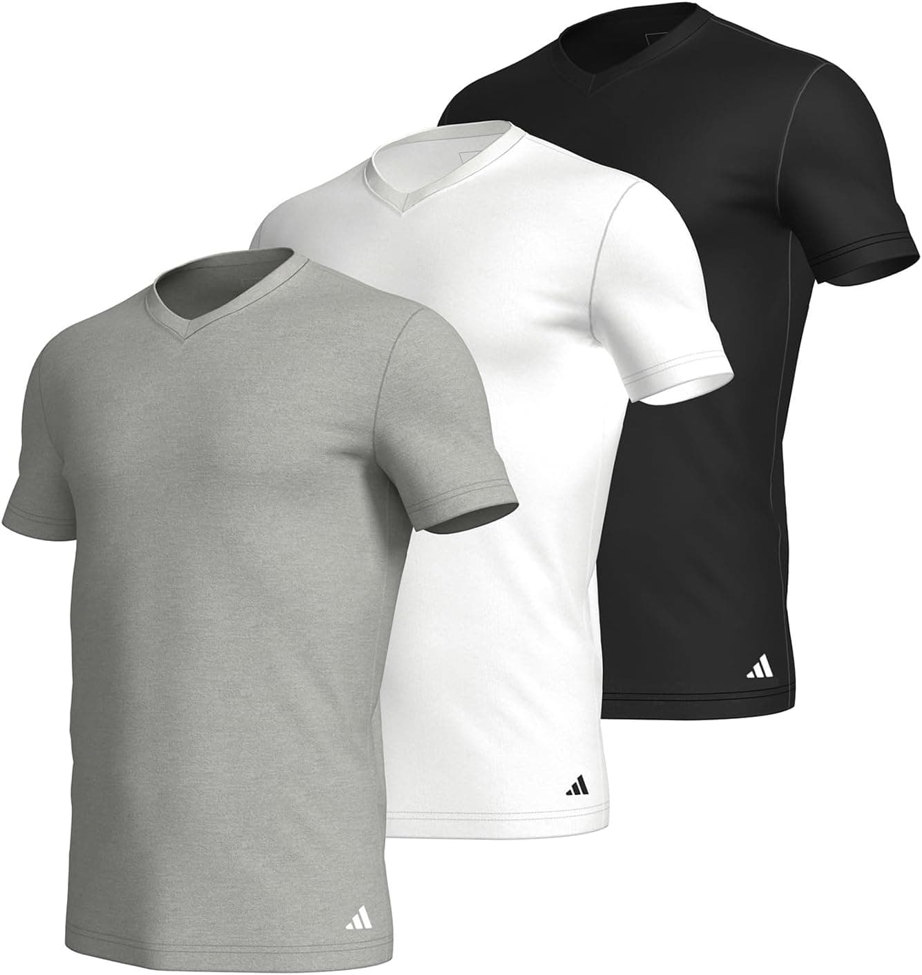 Adidas | T-shirt para homem, pack de 3