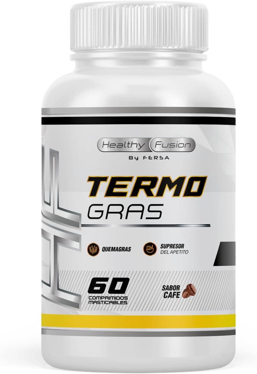 Comprimidos para perda de peso rápido | Queimagorduras poderosas e térmicas para homens e mulheres | extrato de café, glucomanano, cetonas de framboesa, manga africana, magnésio 60 comp. sabor café