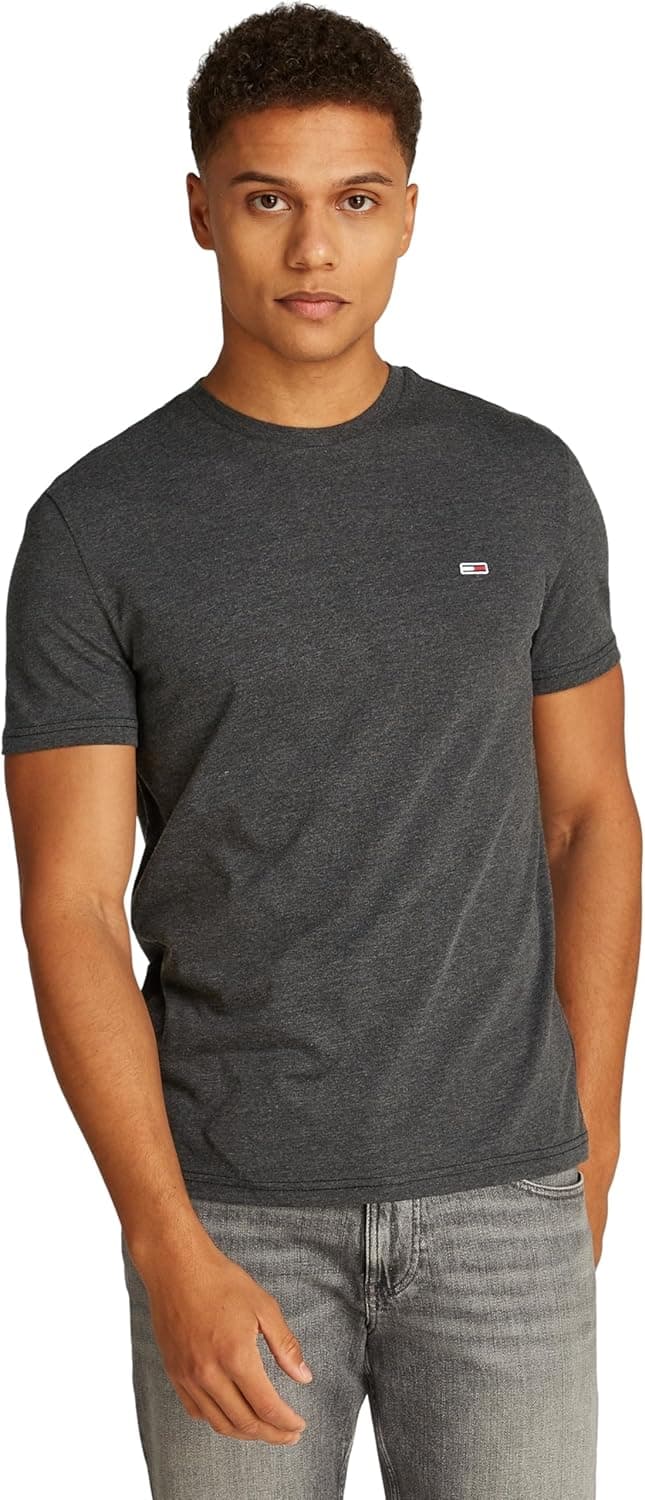 Tommy Jeans TJM Xslim Jaspe Htr tee Ext Dm0dm20363 S/S t-shirt homem