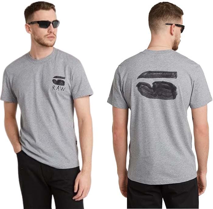 G-STAR Burger Back Print R T-shirt para homem