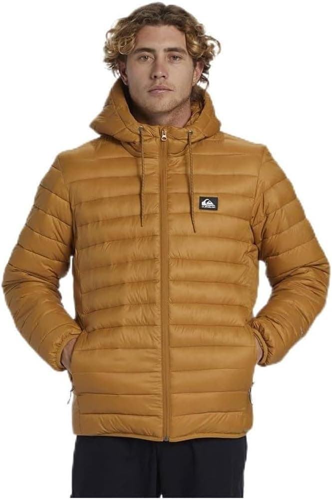 Quiksilver Scaly Hood casaco acolchoado para homem, M