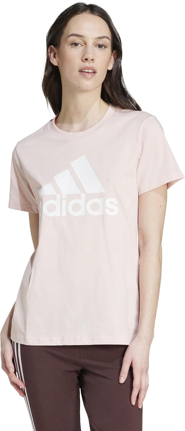 adidas T-shirt com logótipo Essentials de manga curta para mulher