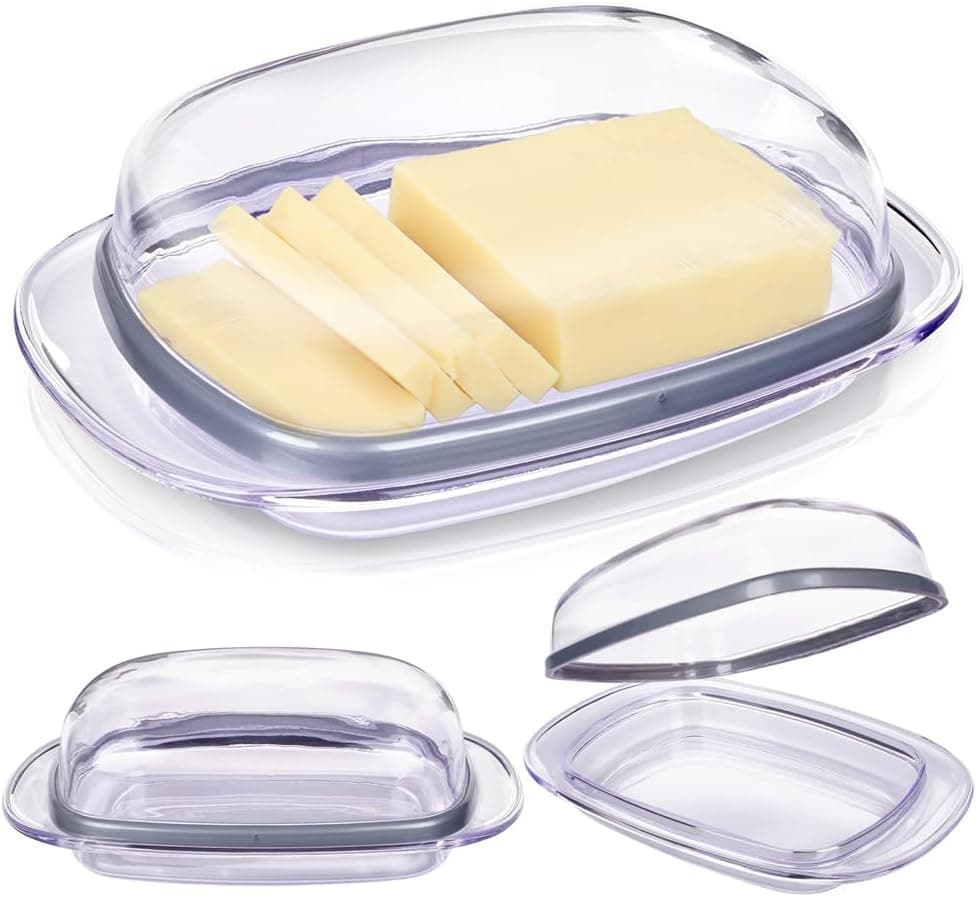 Orion - Manteiga com tampa, transparente, sem BPA