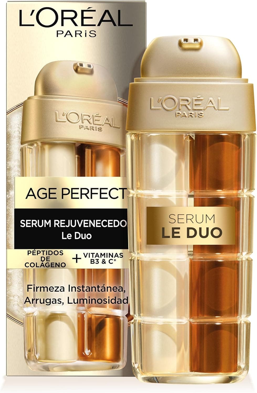 L'Oréal Paris Age Perfect Sérum rejuvenescedor Le Duo, para todos os tipos de pele, 30 ml