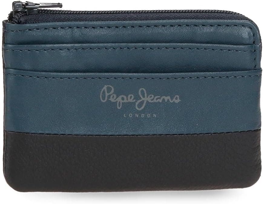Pepe Jeans Porta moedas e cartões de pele de bovino para homem