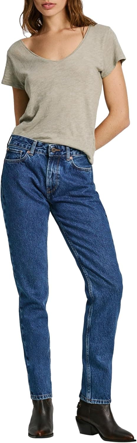Pepe Jeans Fit Regular e Regular Mary Calças de ganga para mulher