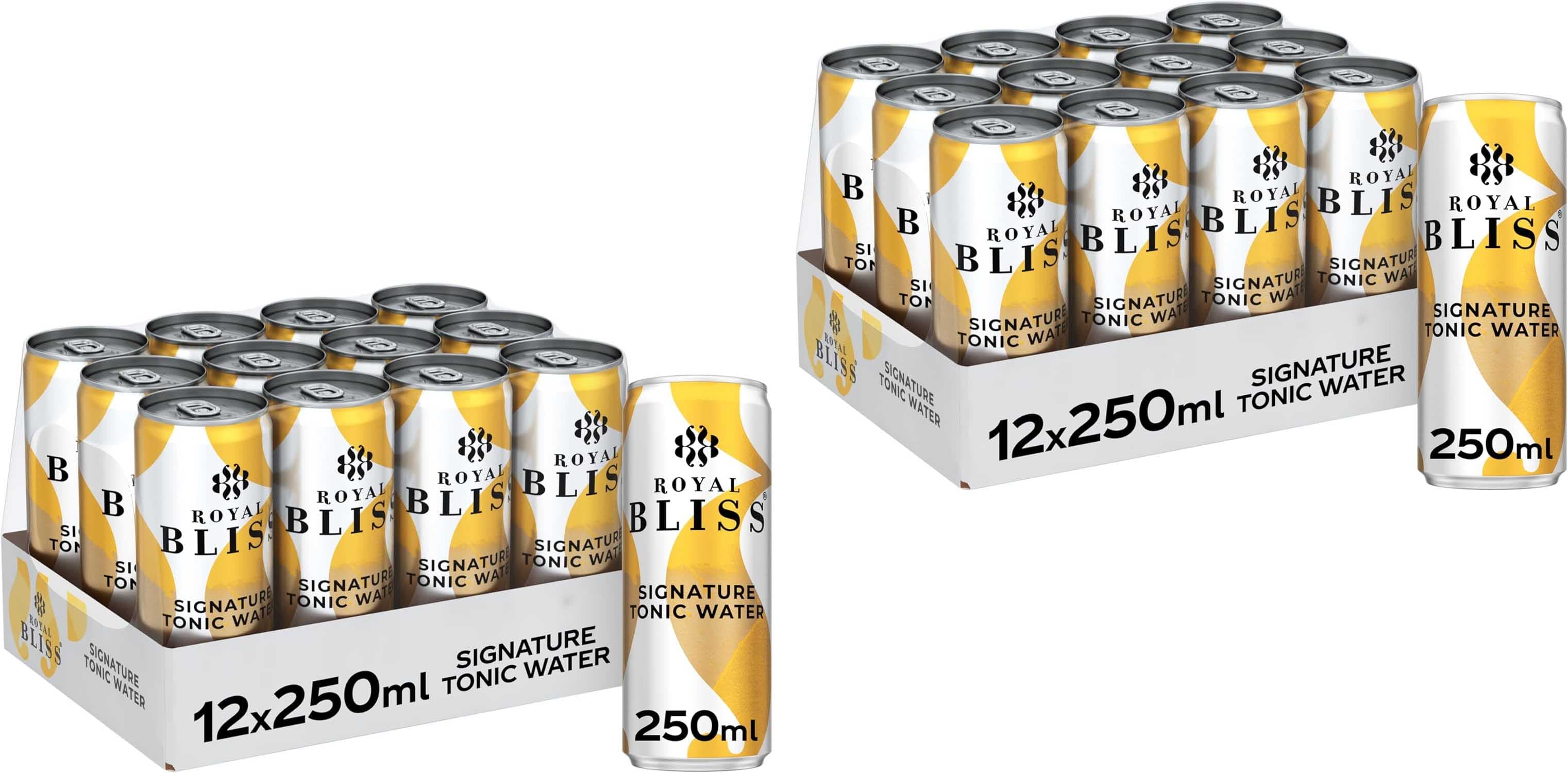 Royal Bliss Signature Tonic tonic, lata de 250 ml, pack de 12 (x2)
