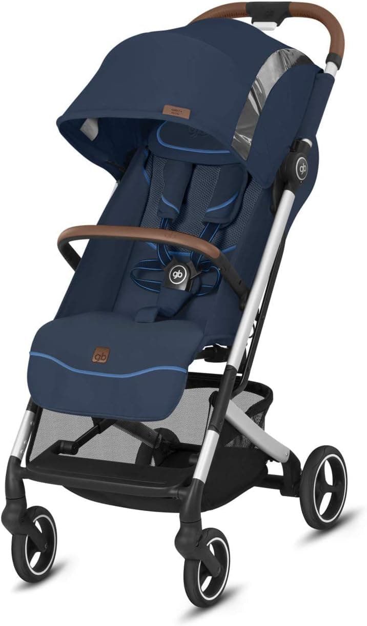 gb Gold Carrinho de passeio Qbit+ All-City, 0-22 kg, De nascimento a 4 anos, coleção Fashion, Night Blue