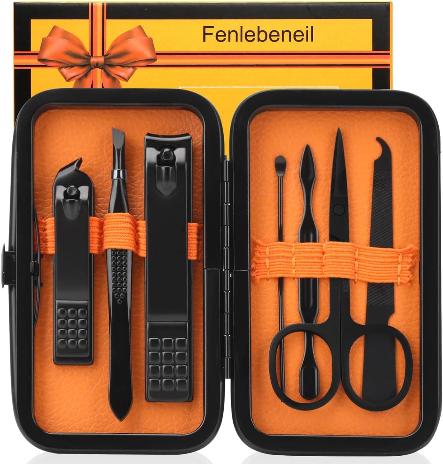 Conjunto de manicure para homens conjunto de corta-unhas cuidados pessoais kits de manicura de viagem conjunto de manicure corta-unhas kit de pedicure ferramentas básicas para o cuidado das unhas