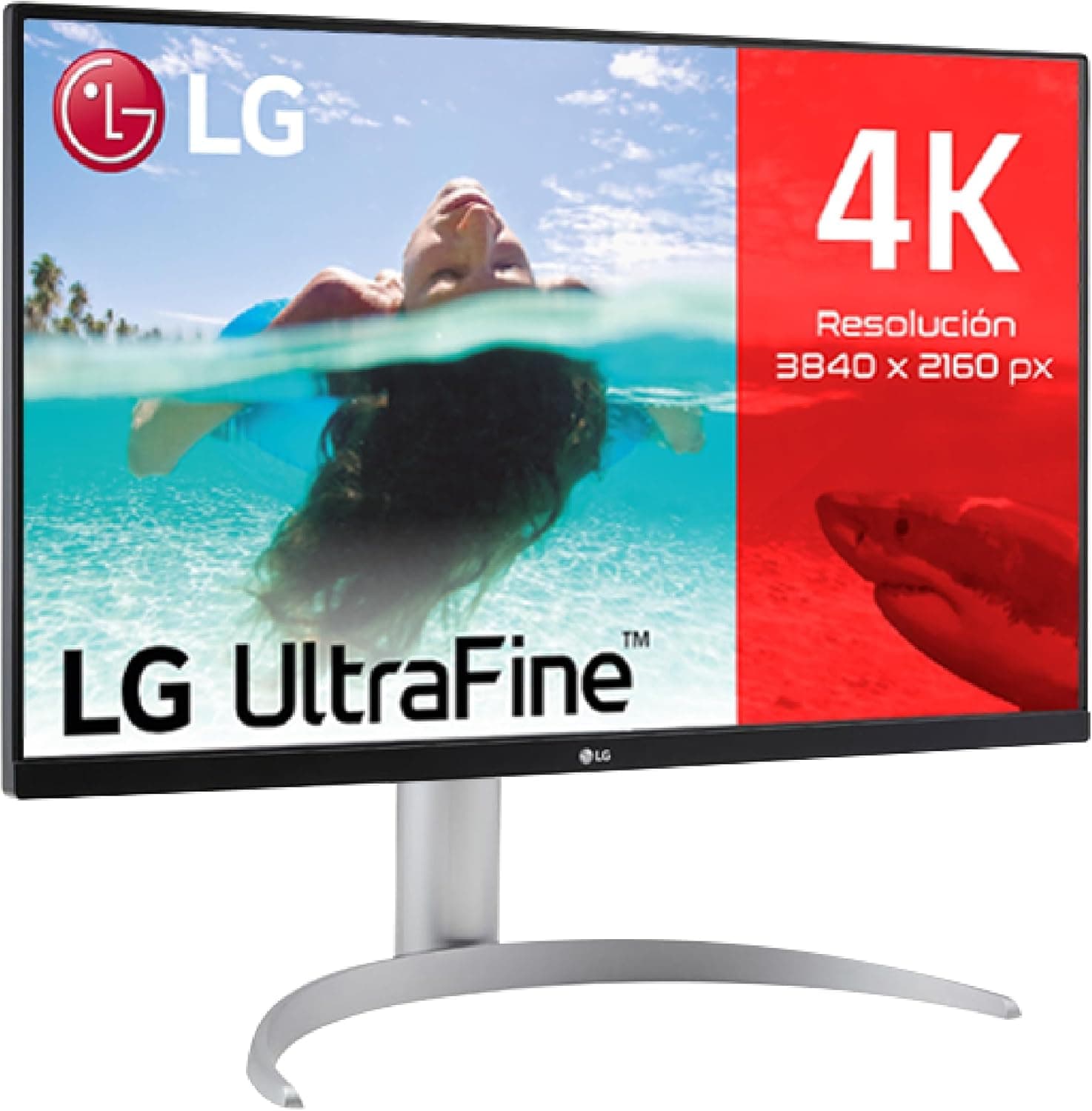 LG 27UQ750-W Monitor de 4K, 27", ecrã VA, (3840x2160), 16:9, 144 Hz, 5 ms, tecnologia AMD FreeSync Premium Pro