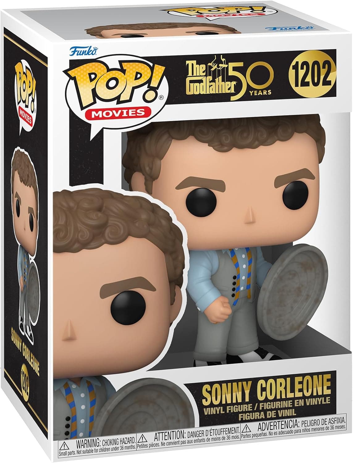 Funko Pop! Movies: The Godfather 50th - Sonny Corleone - 1/6 de chances de obter a variante da linha - figura de vinil colecionável - ideia de presente- Mercadoria oficial