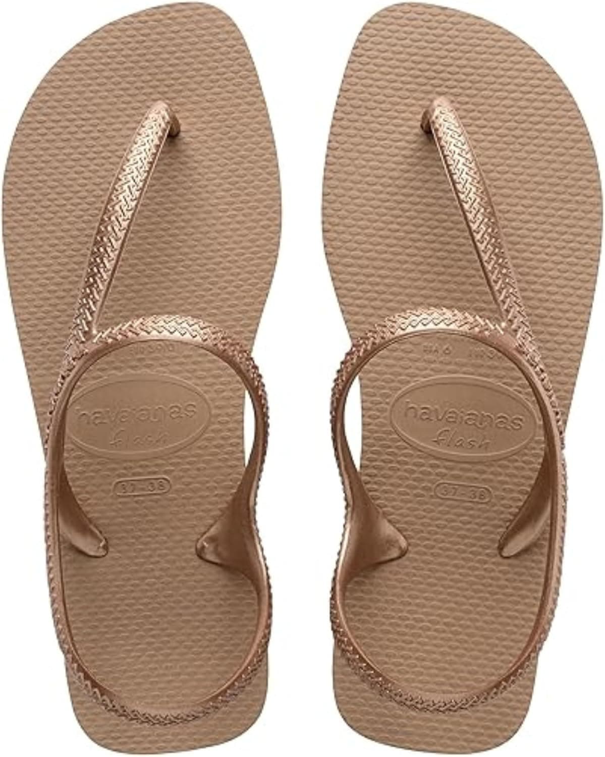 Havaianas Flash Urban – Sandálias Confortáveis, Elegantes e Versáteis com Fecho no Tornozelo e Tiras Metálicas Cruzadas para Mulher
