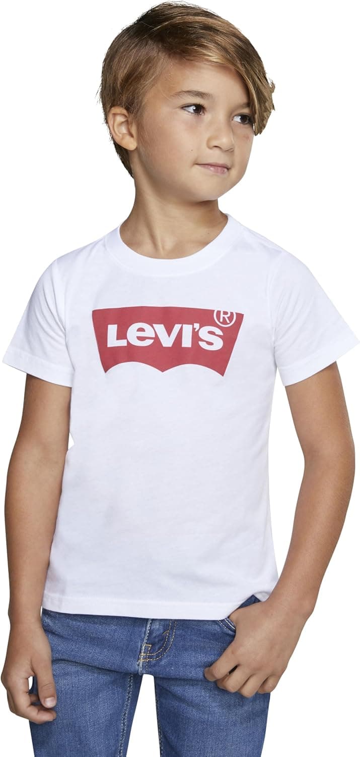 Levi's Lvb Batwing | T-shirt branca para criança de 8 anos