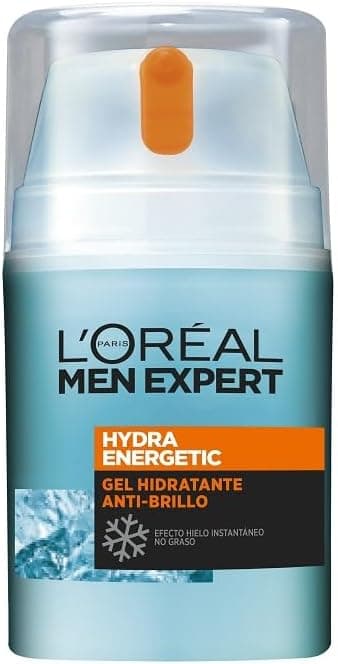 L'Oréal Paris Men Expert Hydra Energetic | Fluido hidratante ultra refrescante anti-brilho para homem, 50 ml