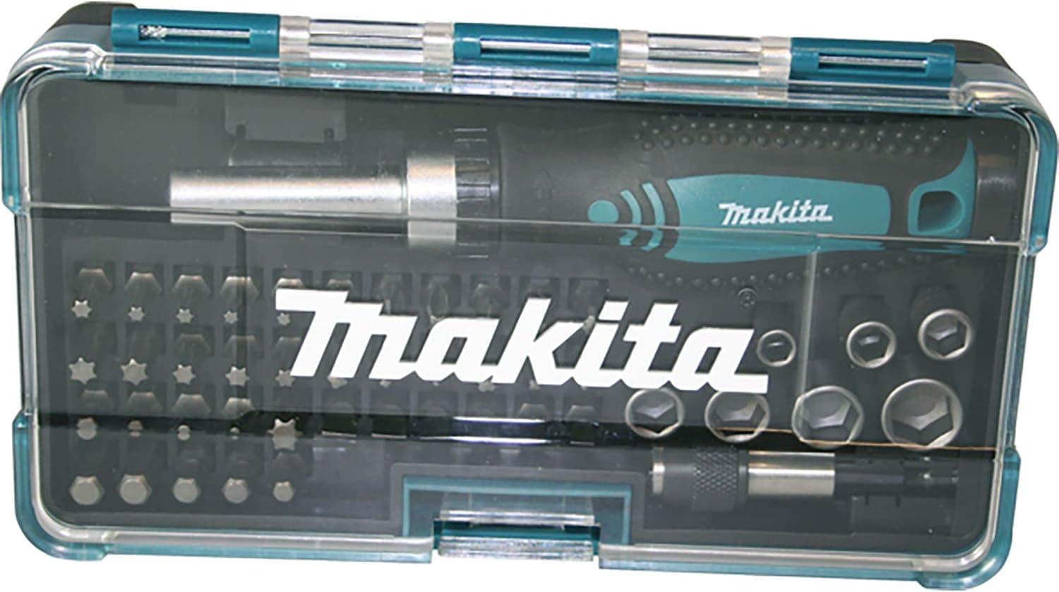 Makita B-36170 - Conjunto de pontas + copos + chave de fendas de catraca