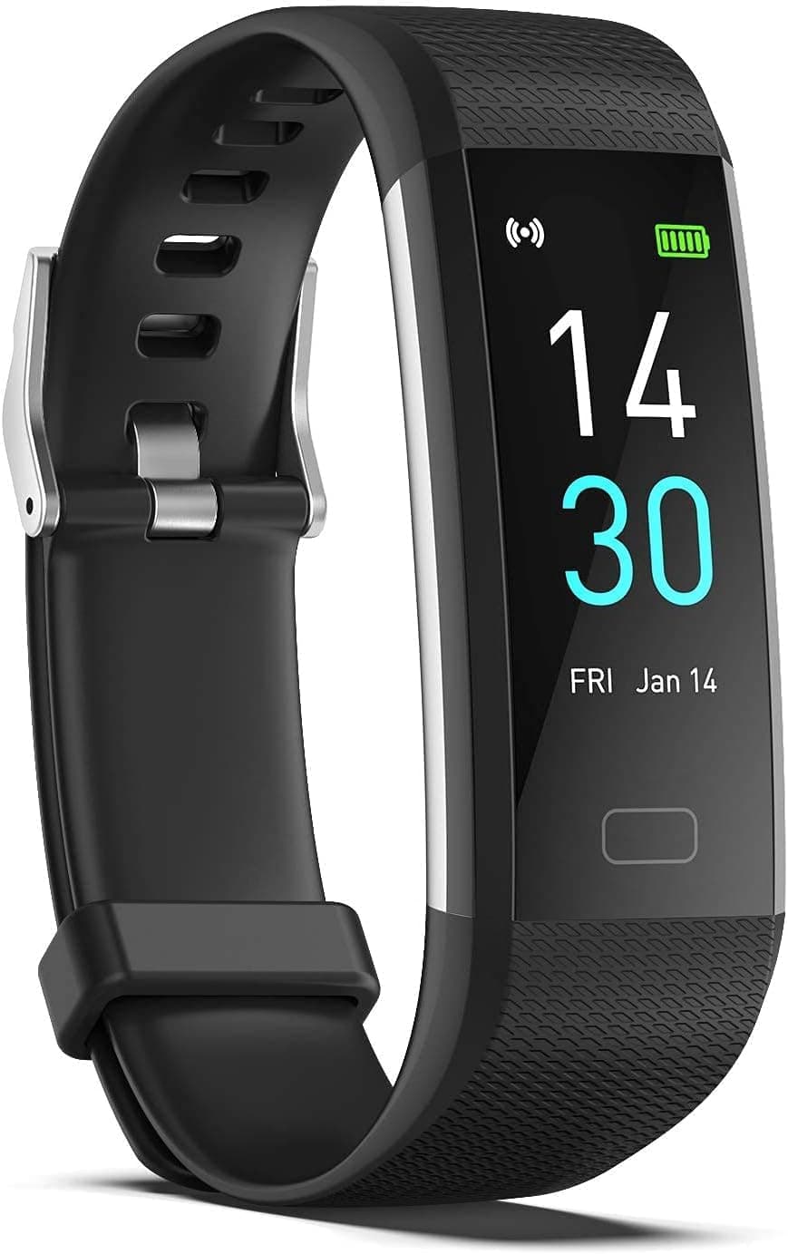 Septoui Smart Band relógio inteligente frequência cardíaca, SpO2, pressão arterial, sonho, calorias pulseira atividade impermeável 5 ATM, 16 modos desportivos relógio podómetro mulheres homens meninos