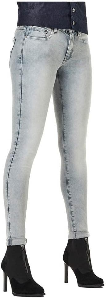 G-STAR RAW Jeans 3301 Mid Skinny Calças de ganga para mulher