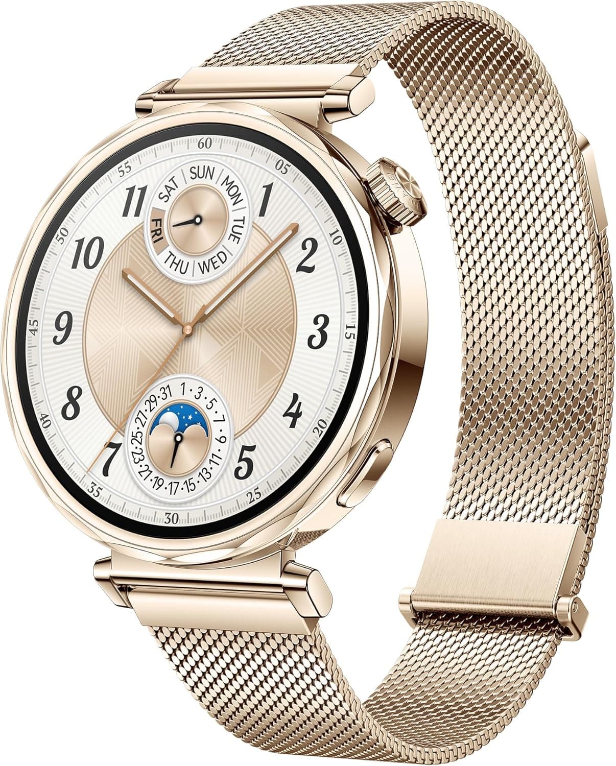 HUAWEI Watch GT Smartwatch GT 5 41 mm, silhueta com design sofisticado, nova experiência de corrida e ciclismo, acompanhamento de saúde, 7 dias de duração da bateria, iOS e Android, dourado