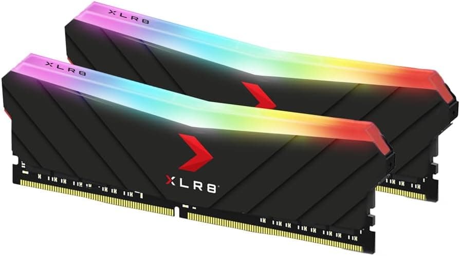 PNY Kit de módulos de memória RAM XLR8 Gaming Epic-X RGB™ DDR4 3200 MHz 16 GB (2 x 8 GB)